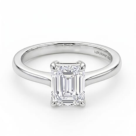 Luxuriant - SGL Certified Lab Grown Diamond (SI-G-H) Ring in 18K Vermeil Yellow Gold Plated Sterling Silver 2.00 Ct