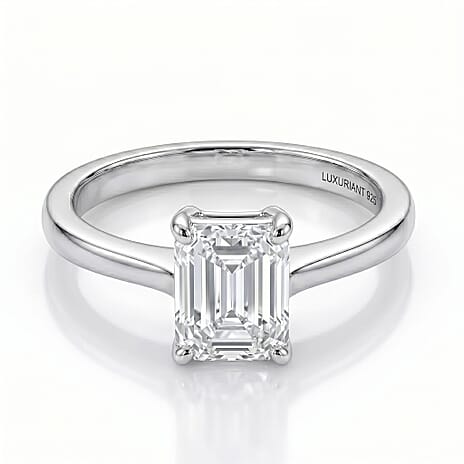 Luxuriant - SGL Certified Lab Grown Diamond (SI-G-H) Ring in 18K Vermeil Yellow Gold Plated Sterling Silver 2.00 Ct