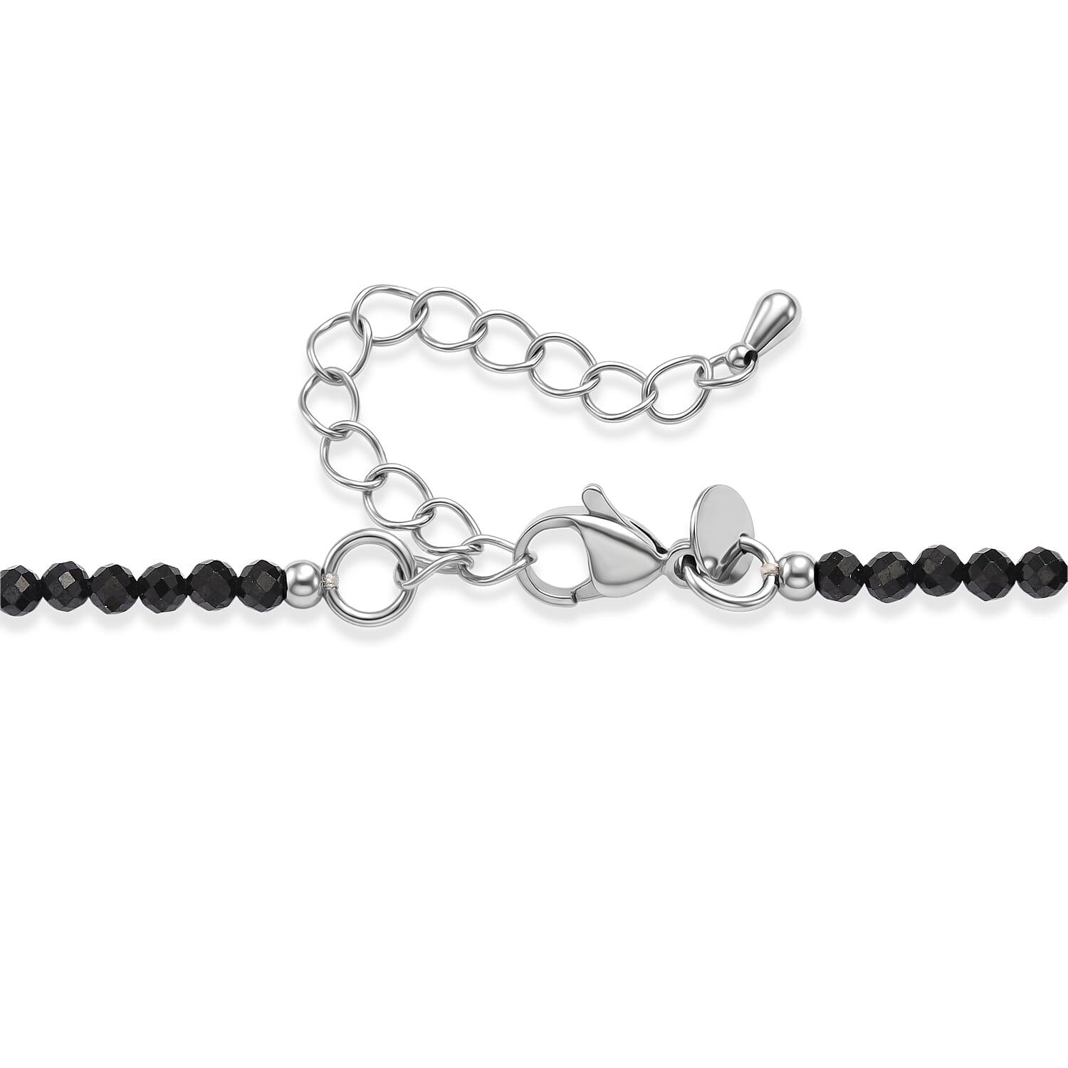 EverTrue - Black Spinel & Fresh Water Pearl Beads Necklace (Size - 20-2 Ext) 45.00 Ct.