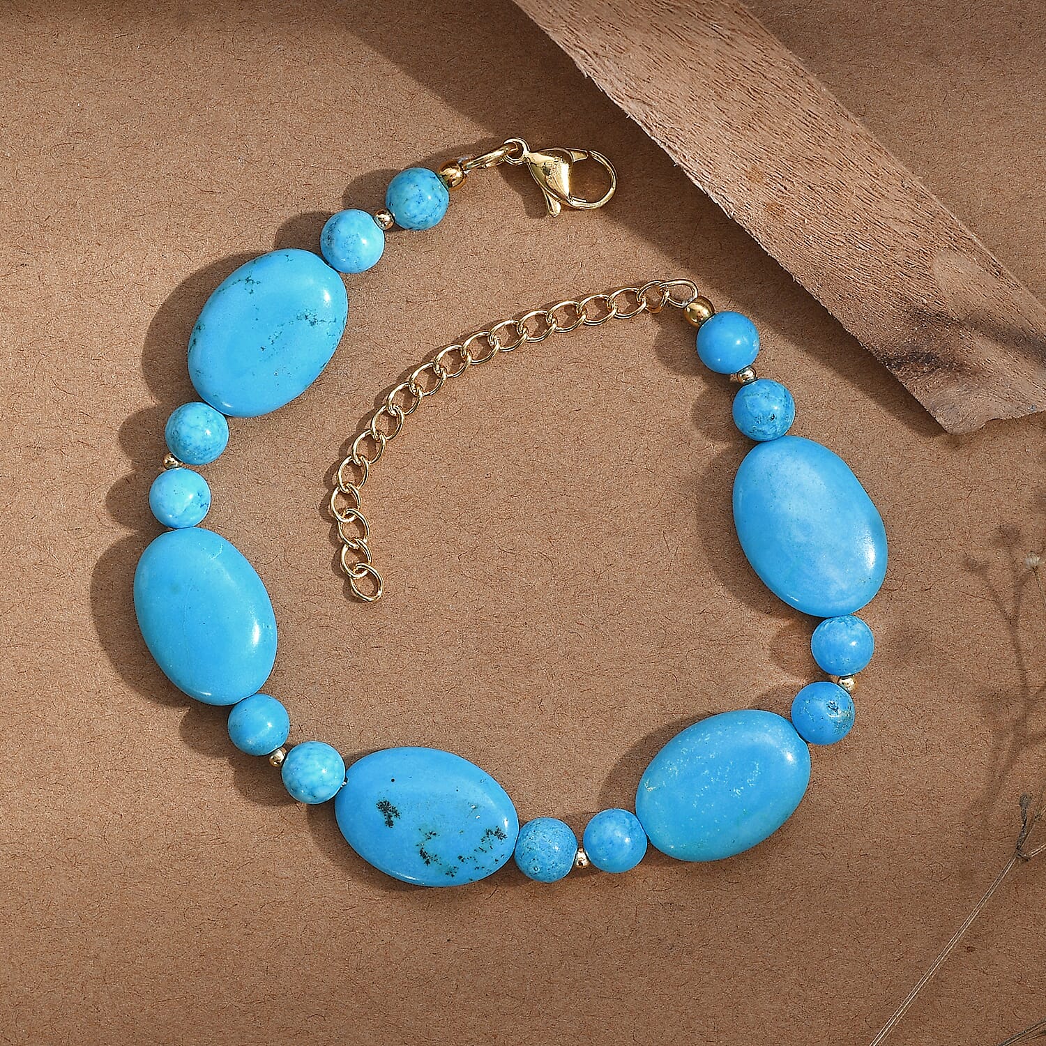 EverTrue - Magnesite Beads Bracelet (Size - 7.5-2 Ext) 85.00 Ct.