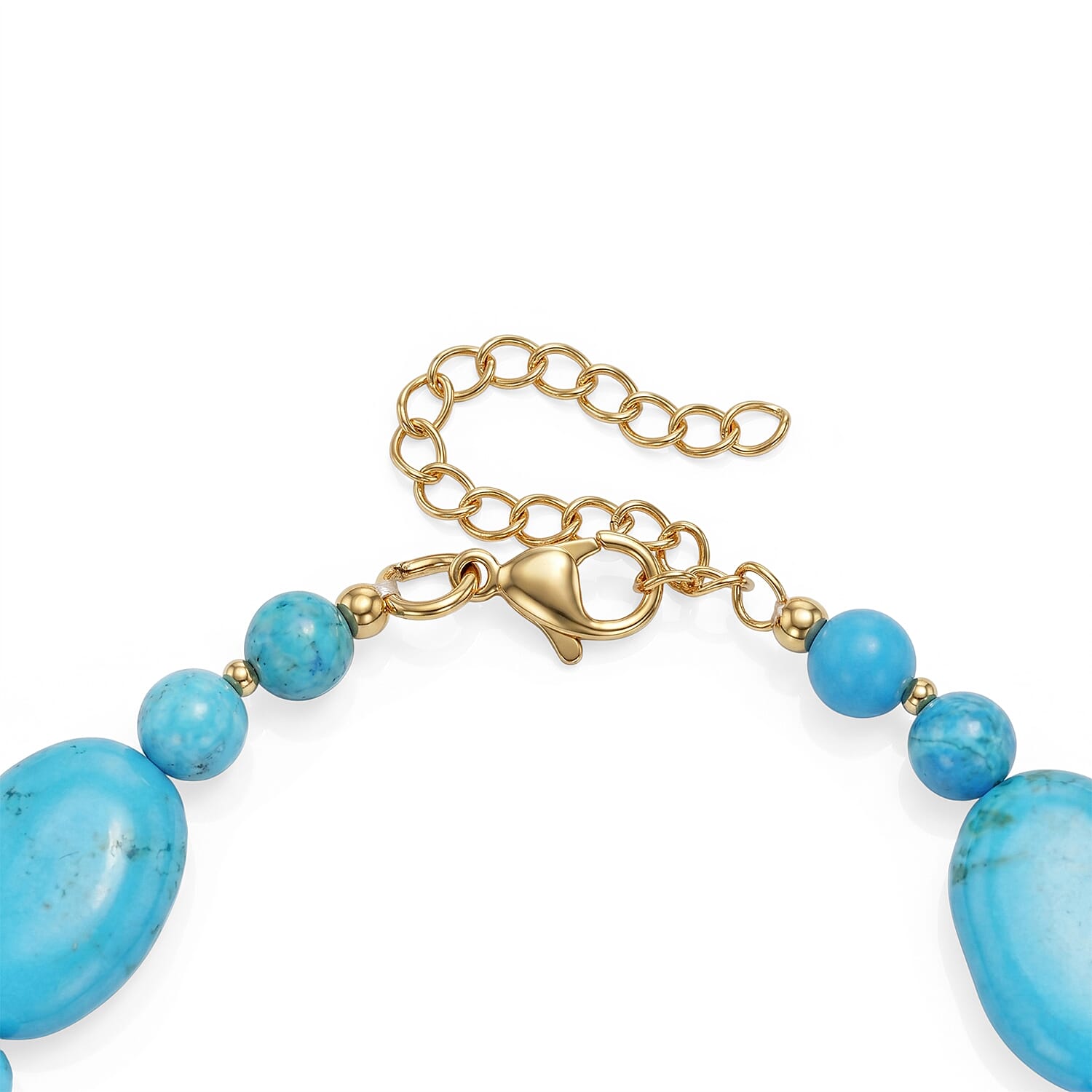 EverTrue - Magnesite Beads Bracelet (Size - 7.5-2 Ext) 85.00 Ct.