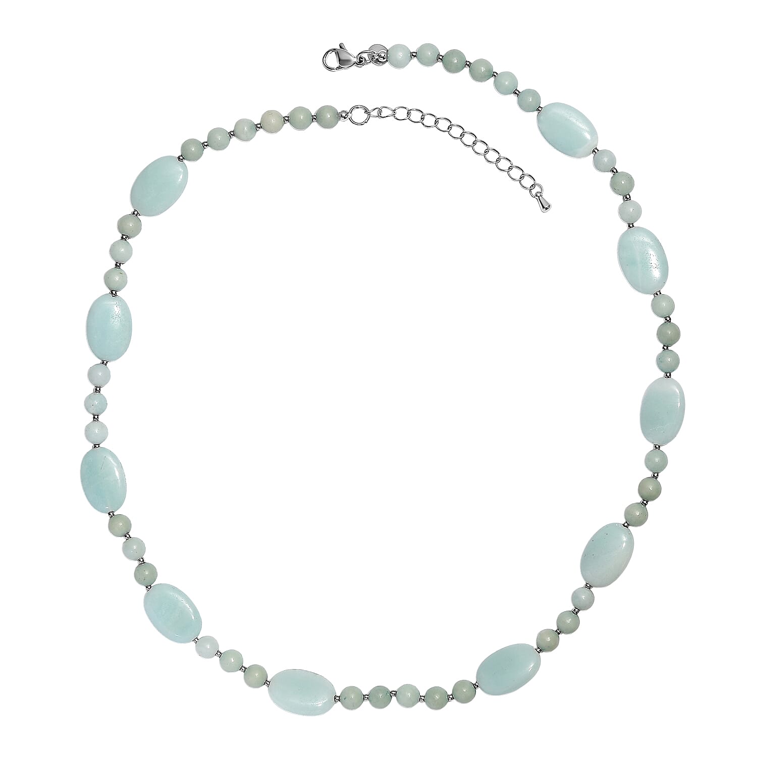 EverTrue - Amazonite Beads Necklace (Size - 20-2 Ext) 145.00 Ct.