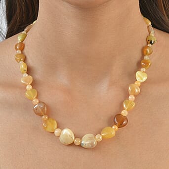 https://tjcuk.sirv.com/Products/85/8/8587073/EverTrue-Yellow-Aventurine-Yellow-Opal-Beads-Necklace-Size-20-Stainles_8587073_1.jpg?w=342&h=342