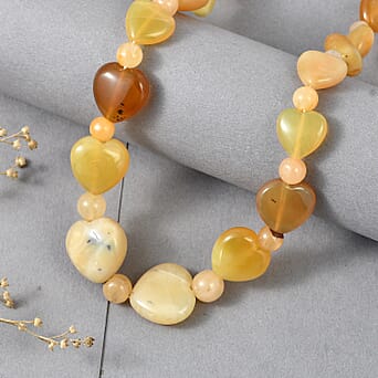 https://tjcuk.sirv.com/Products/85/8/8587073/EverTrue-Yellow-Aventurine-Yellow-Opal-Beads-Necklace-Size-20-Stainles_8587073_2.jpg?w=342&h=342