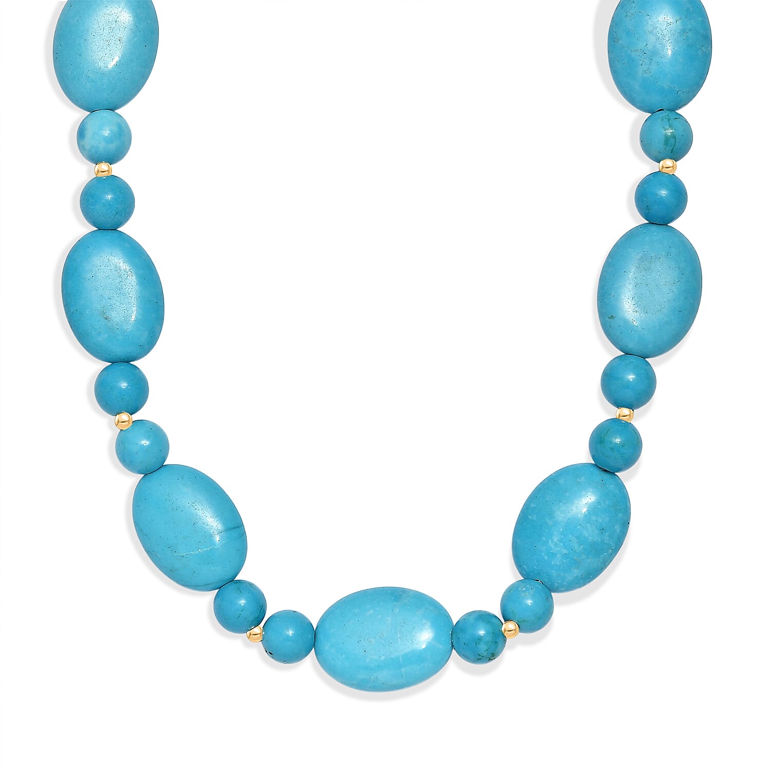 Magnesite Beads Necklace (Size - 20-2 Ext) 288.00 Ct.