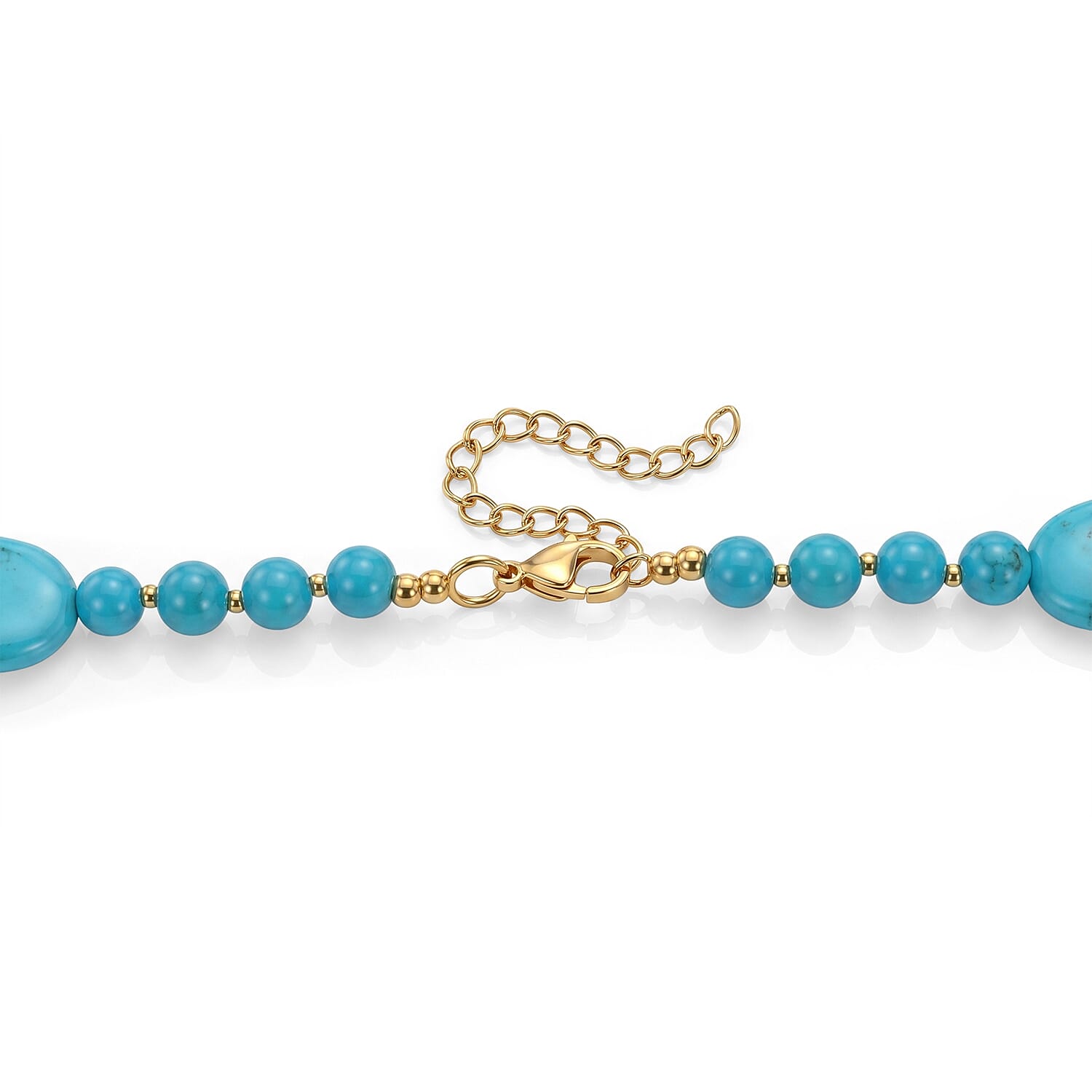 Magnesite Beads Necklace (Size - 20-2 Ext) 288.00 Ct.