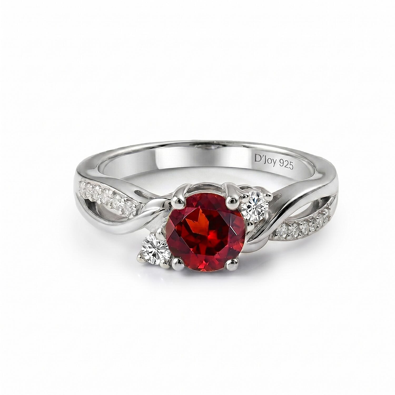 Always You Solitaire Birthstone Ring with 925 Sterling Silver