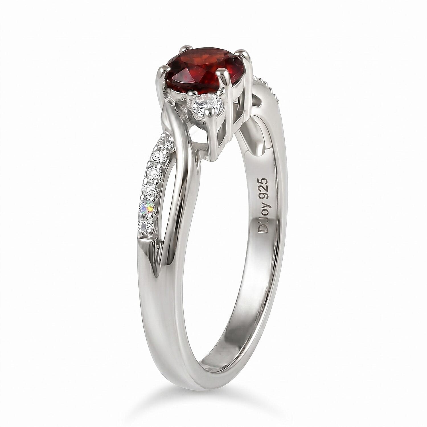 Always You Solitaire Birthstone Ring with 925 Sterling Silver