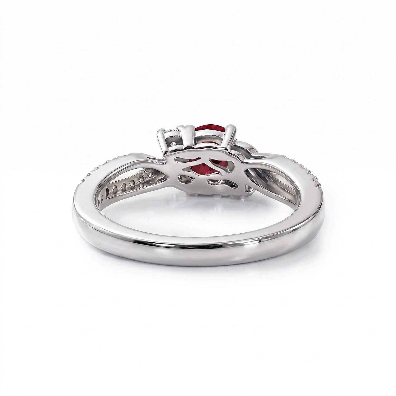 Always You Solitaire Birthstone Ring with 925 Sterling Silver