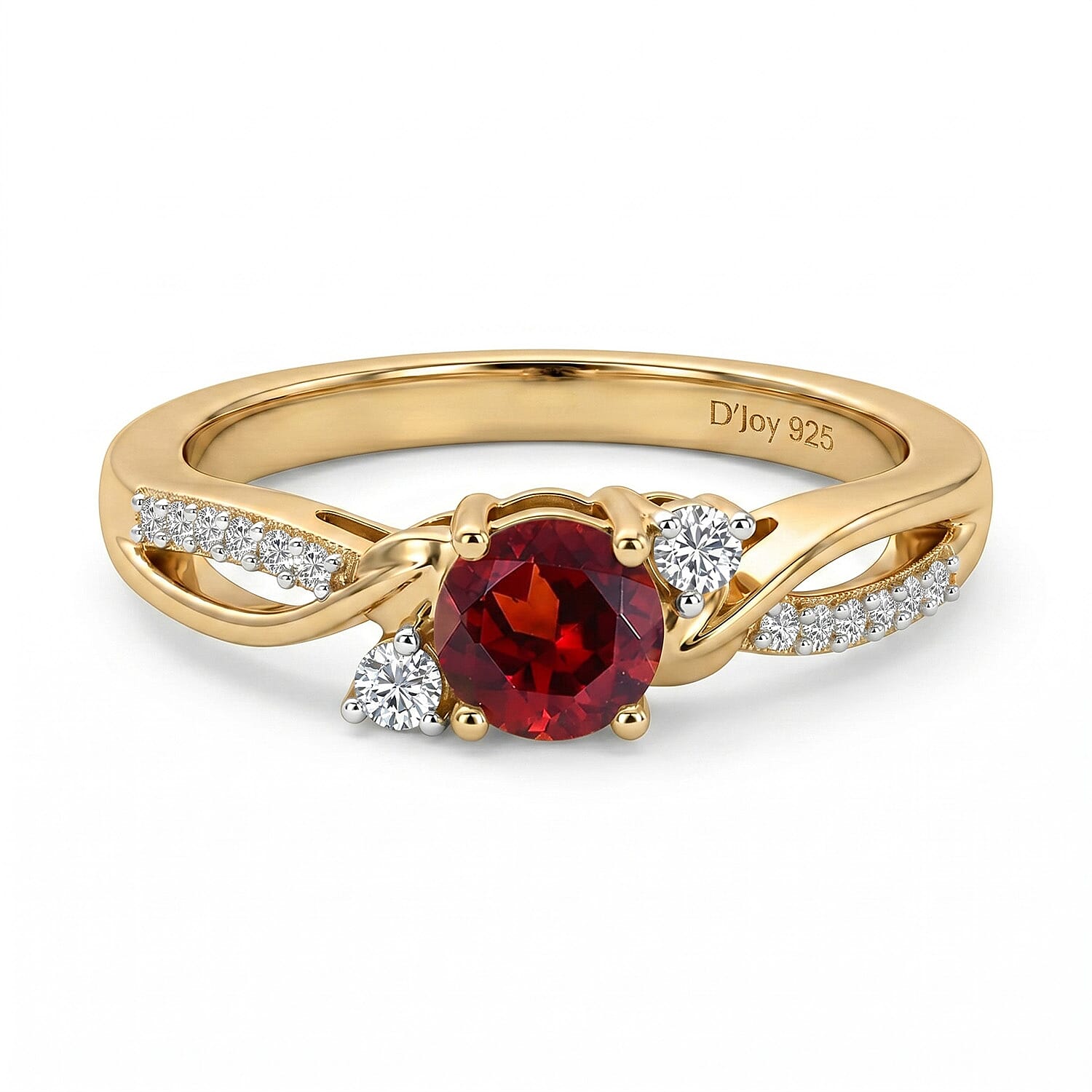 Always You Solitaire Birthstone Ring with 925 Sterling Silver