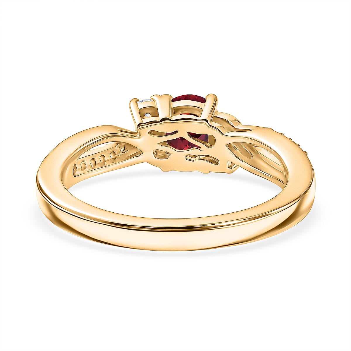 Royal Bali Collection - D'Joy Moissanite Ring in Sterling Silver