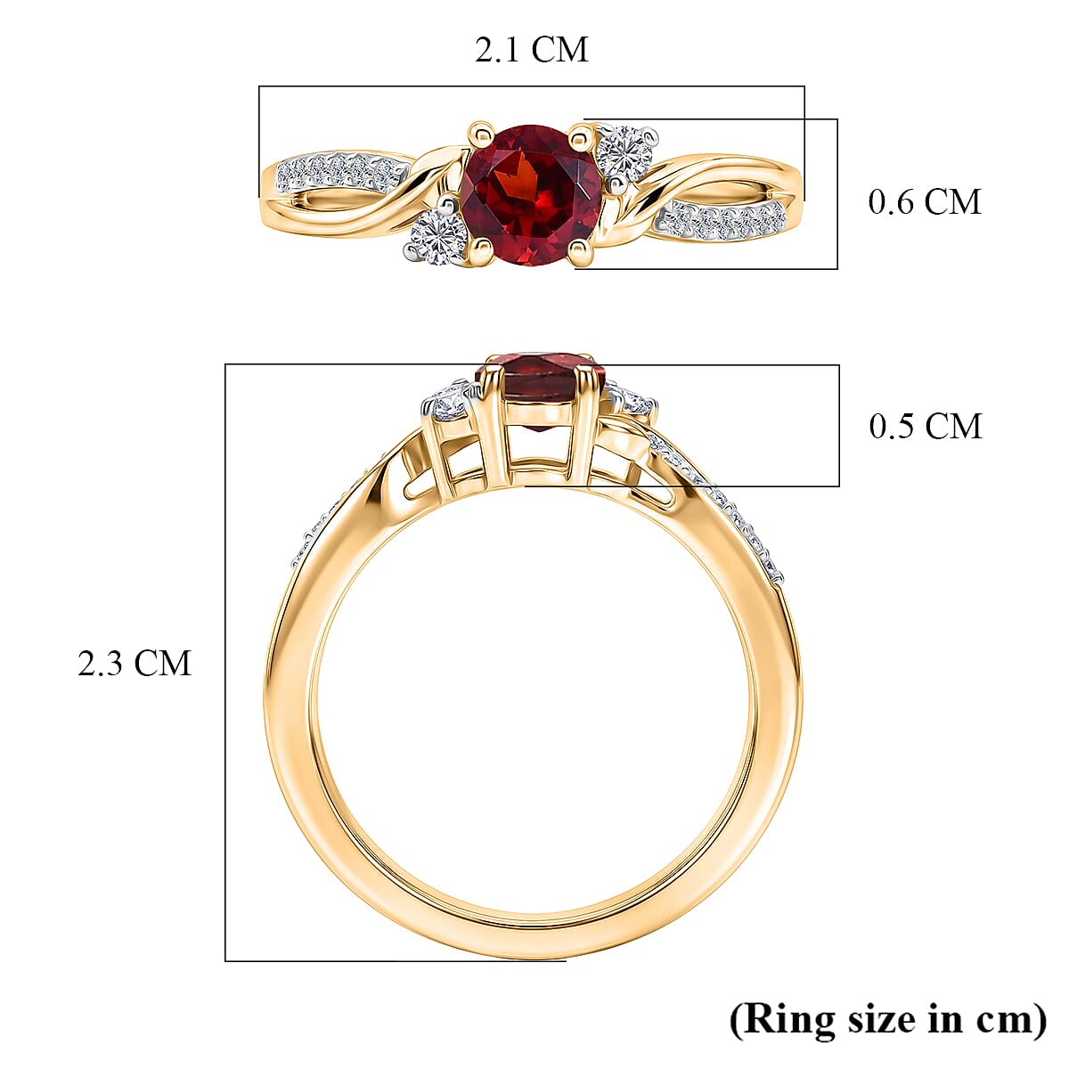 Royal Bali Collection - D'Joy Moissanite Ring in Sterling Silver