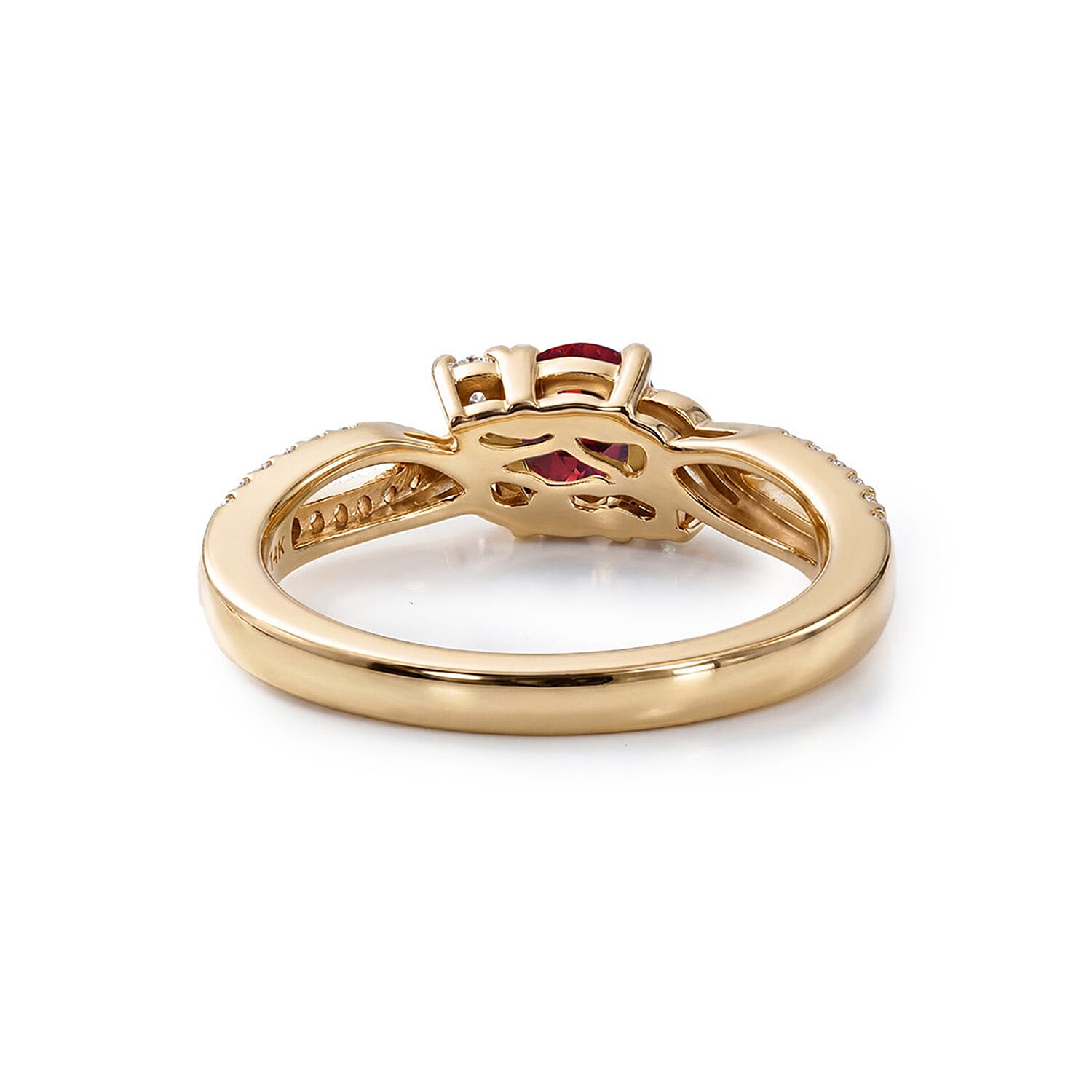 Always You Solitaire Birthstone Ring with 925 Sterling Silver