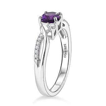 https://tjcuk.sirv.com/Products/85/8/8587983/D-Joy-African-Amethyst-Moissanite-Main-Stone-With-Side-Stone-Ring-in-R_8587983_3.jpg?w=342&h=342