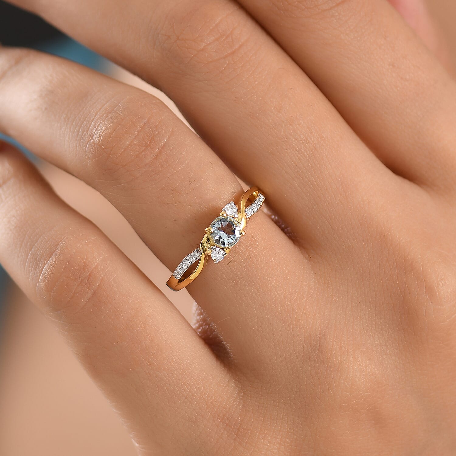 Royal Bali Collection - D'Joy Moissanite Ring in Sterling Silver
