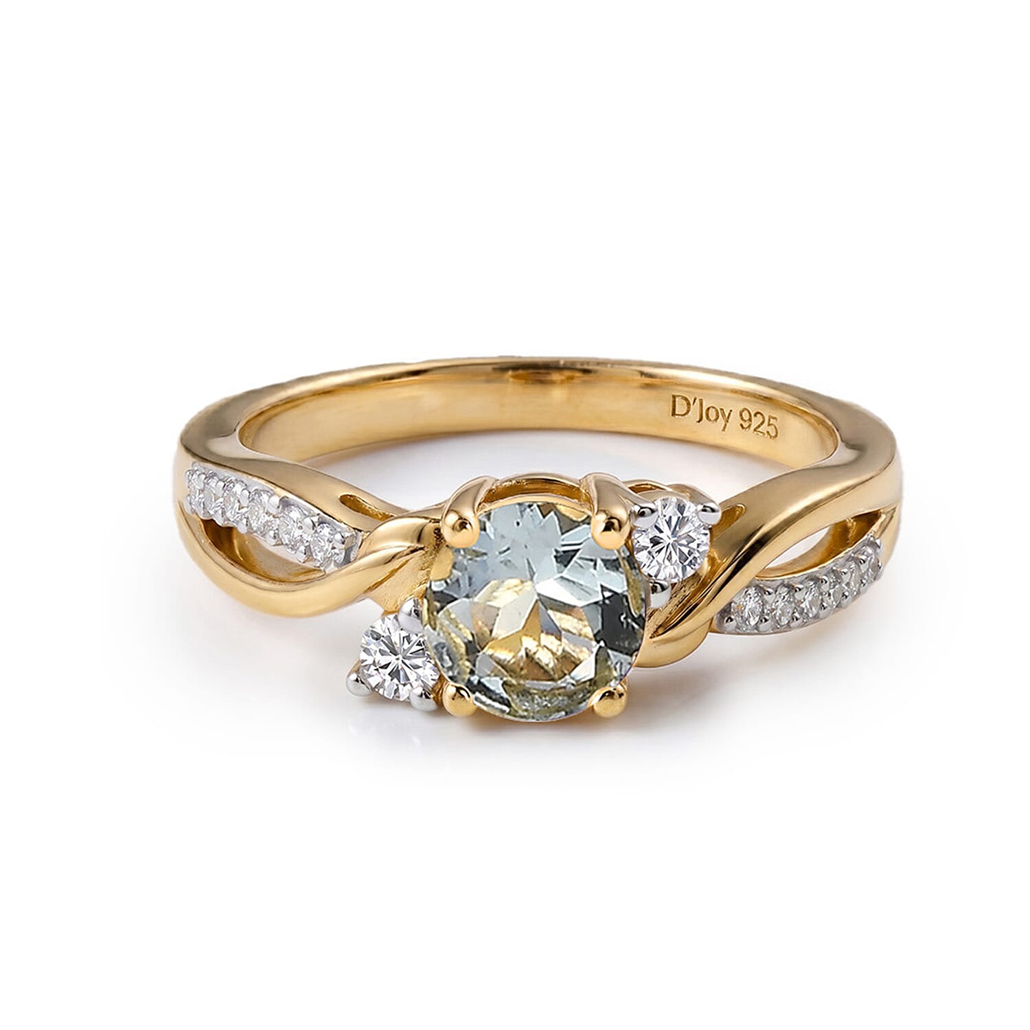 Always You Solitaire Birthstone Ring with 925 Sterling Silver