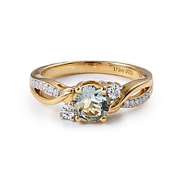 Always You Solitaire Birthstone Ring with 925 Sterling Silver