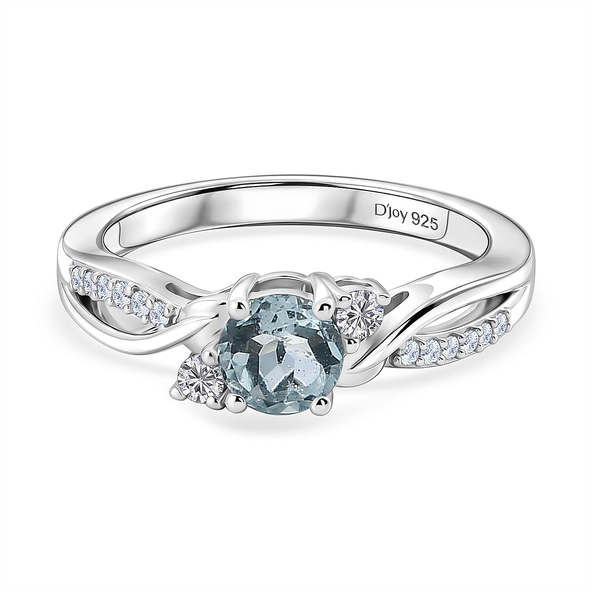 Royal Bali Collection - D'Joy Moissanite Ring in Sterling Silver