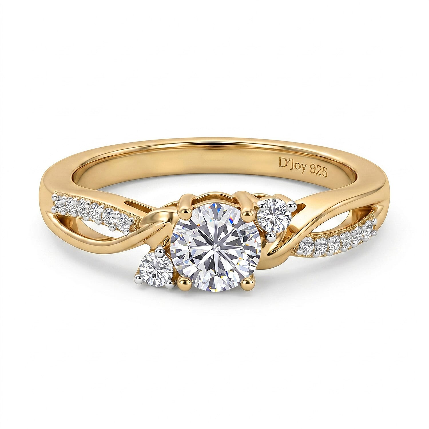 Always You Solitaire Birthstone Ring with 925 Sterling Silver