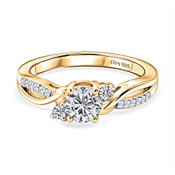 Royal Bali Collection - D'Joy Moissanite Ring in Sterling Silver
