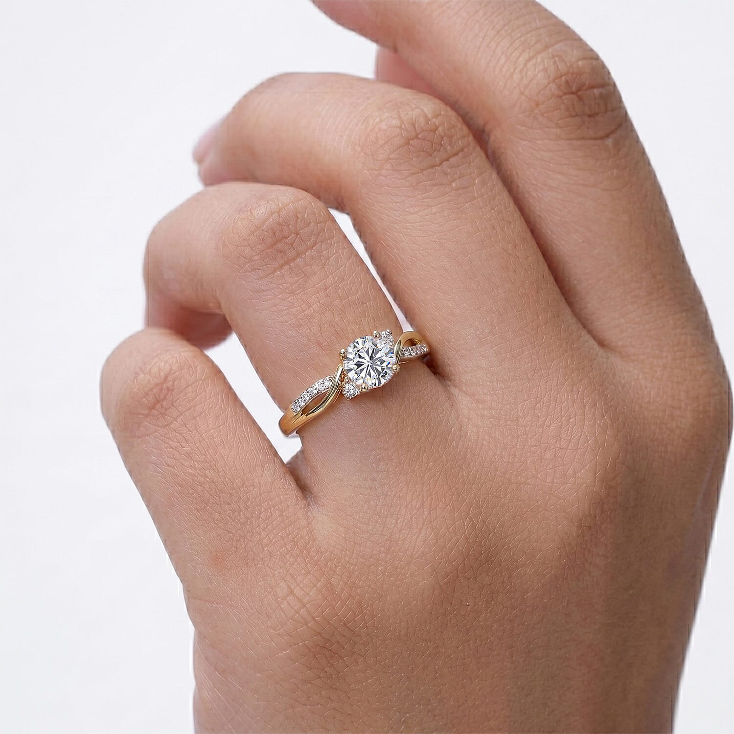 Always You Solitaire Birthstone Ring with 925 Sterling Silver