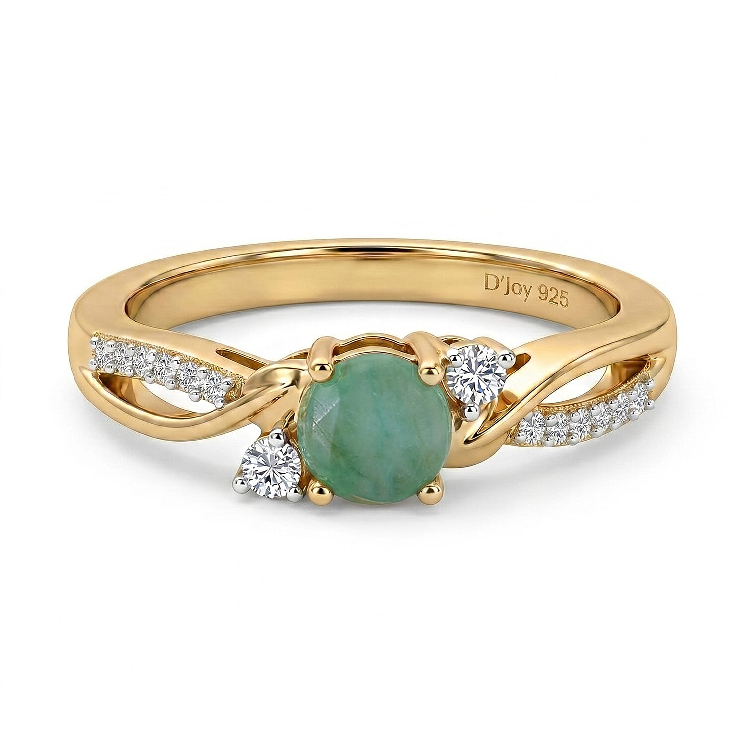 Always You Solitaire Birthstone Ring with 925 Sterling Silver