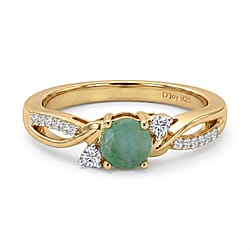 Always You Solitaire Birthstone Ring with 925 Sterling Silver