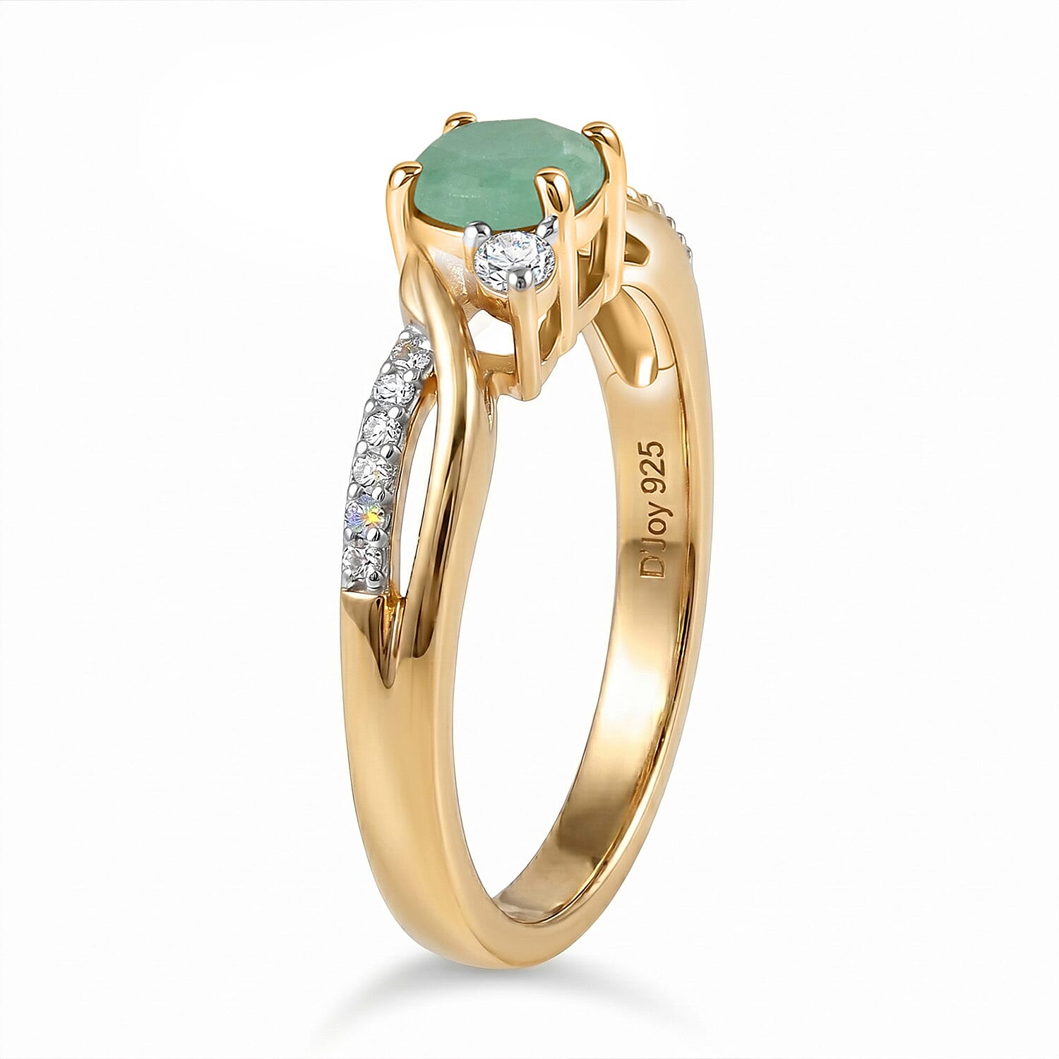 Always You Solitaire Birthstone Ring with 925 Sterling Silver