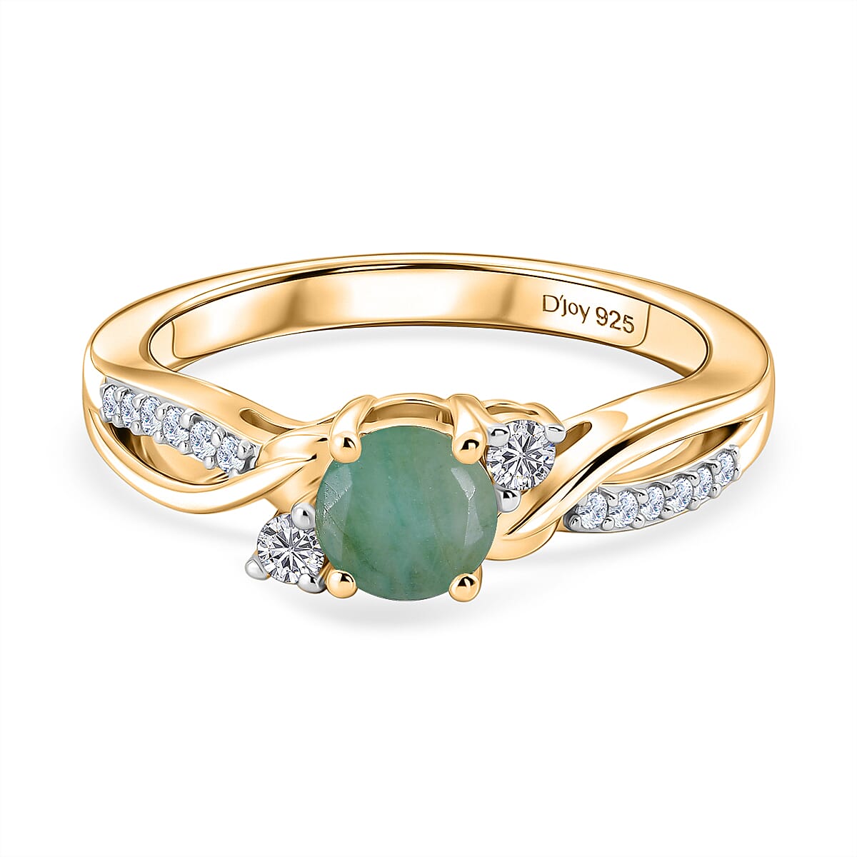 Royal Bali Collection - D'Joy Moissanite Ring in Sterling Silver
