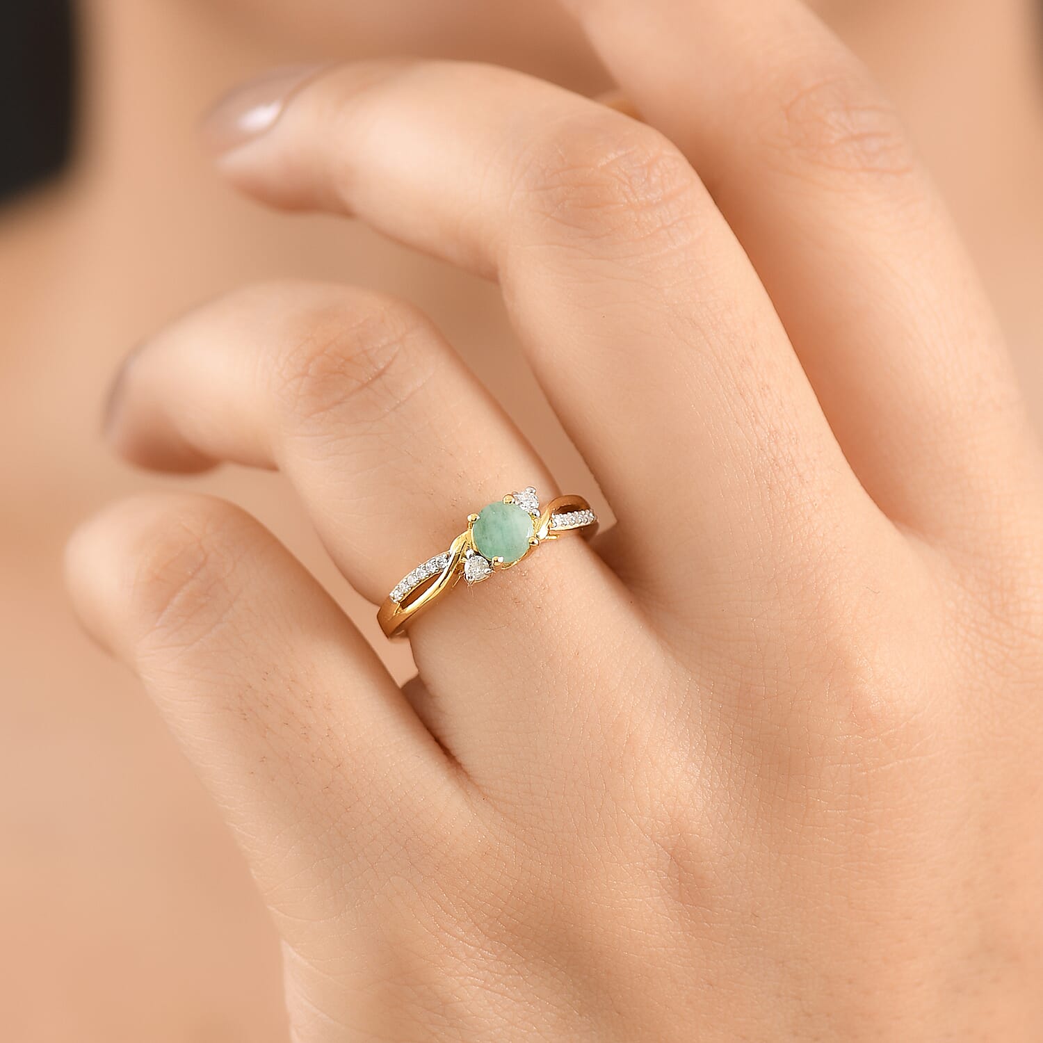 Royal Bali Collection - D'Joy Moissanite Ring in Sterling Silver
