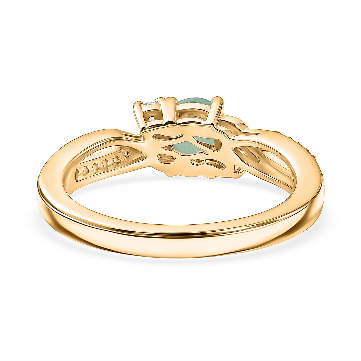 Royal Bali Collection - D'Joy Moissanite Ring in Sterling Silver