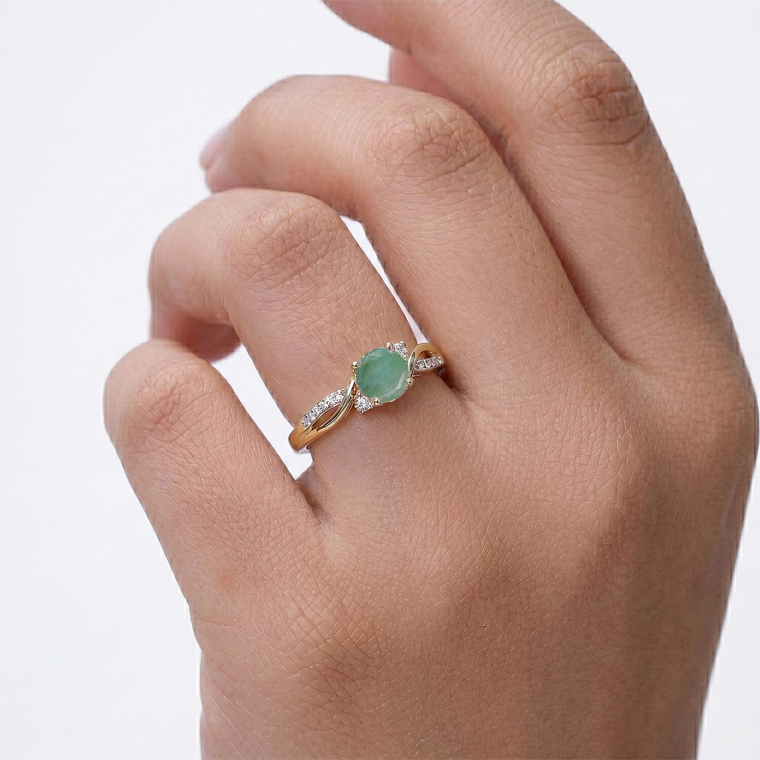 Always You Solitaire Birthstone Ring with 925 Sterling Silver