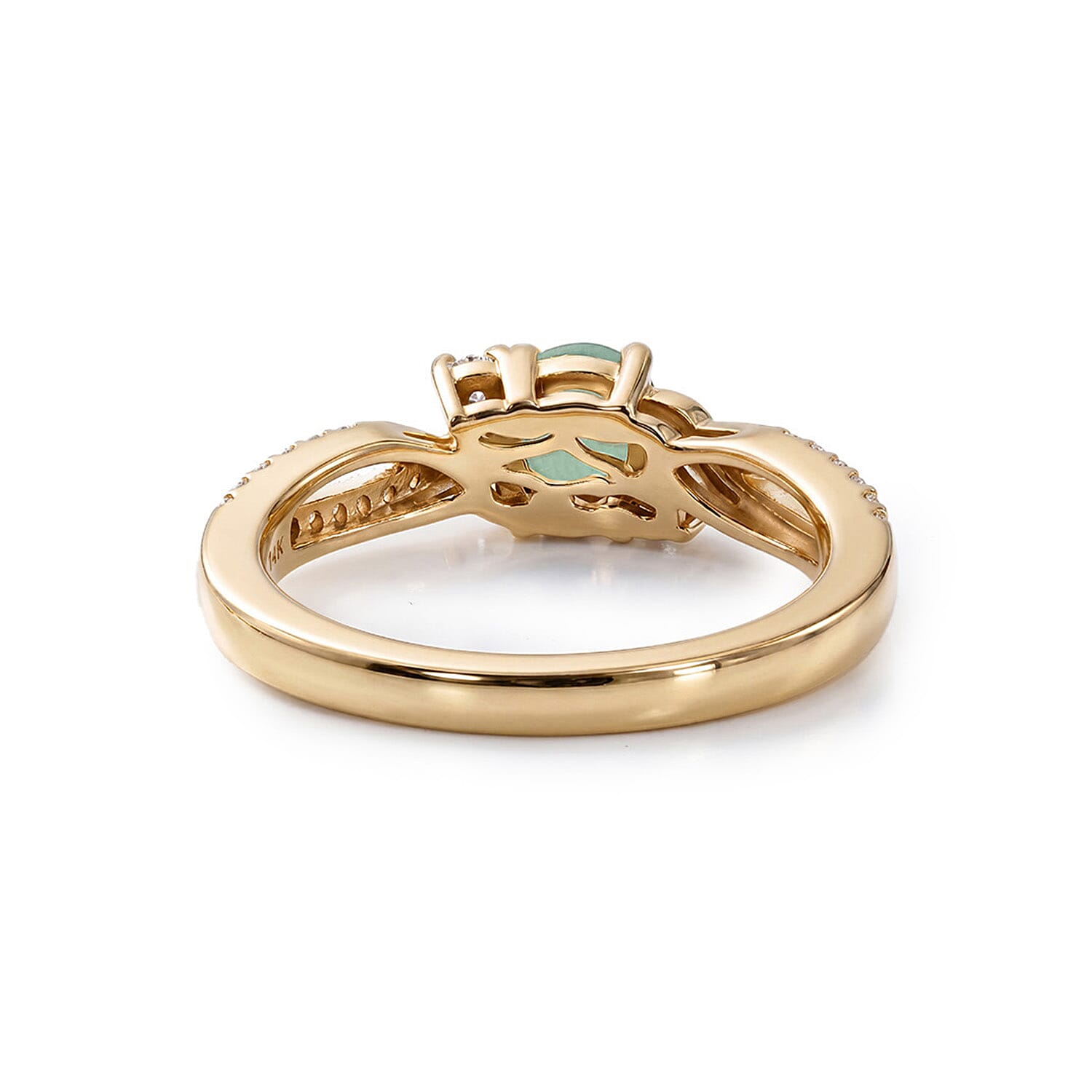 Always You Solitaire Birthstone Ring with 925 Sterling Silver
