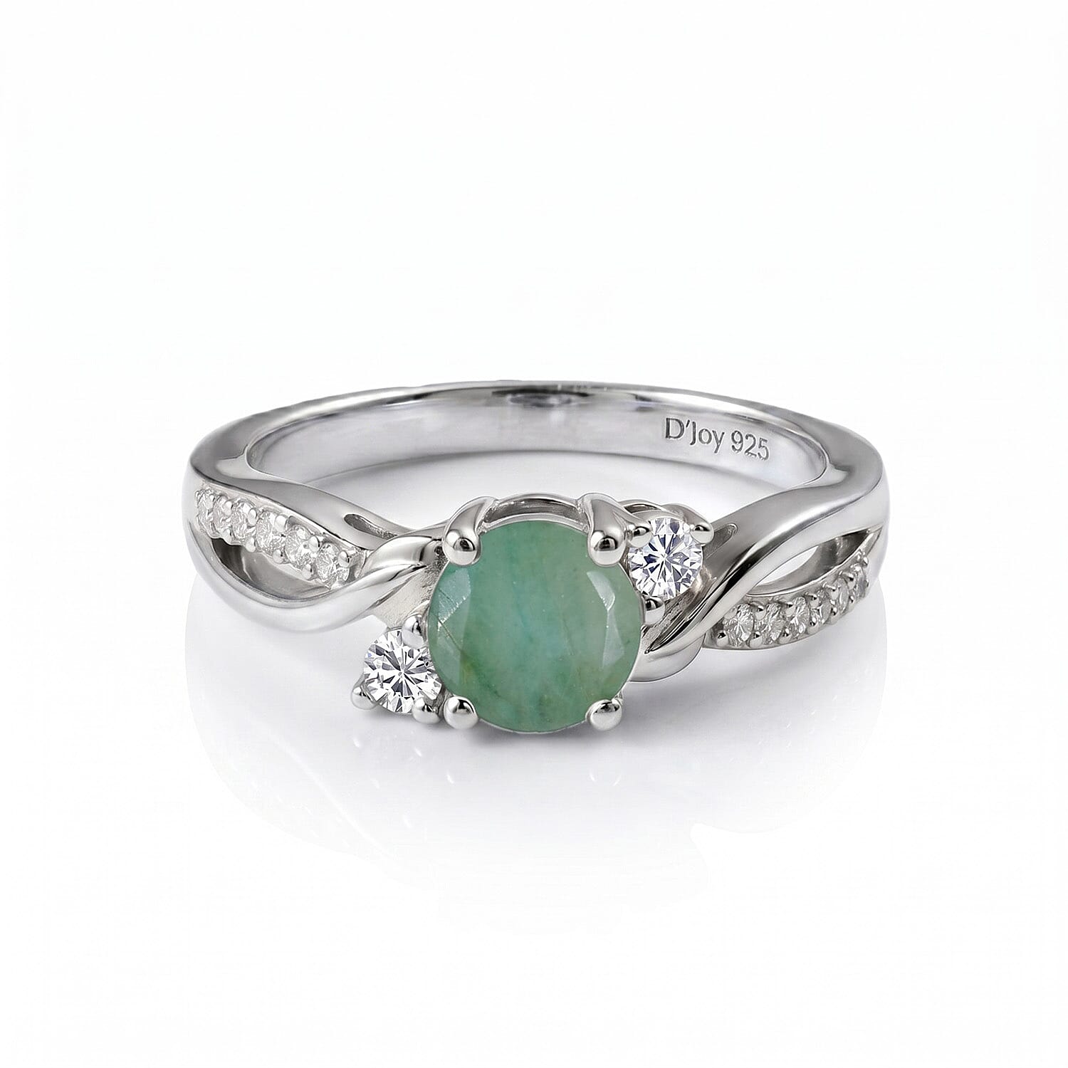 Always You Solitaire Birthstone Ring with 925 Sterling Silver