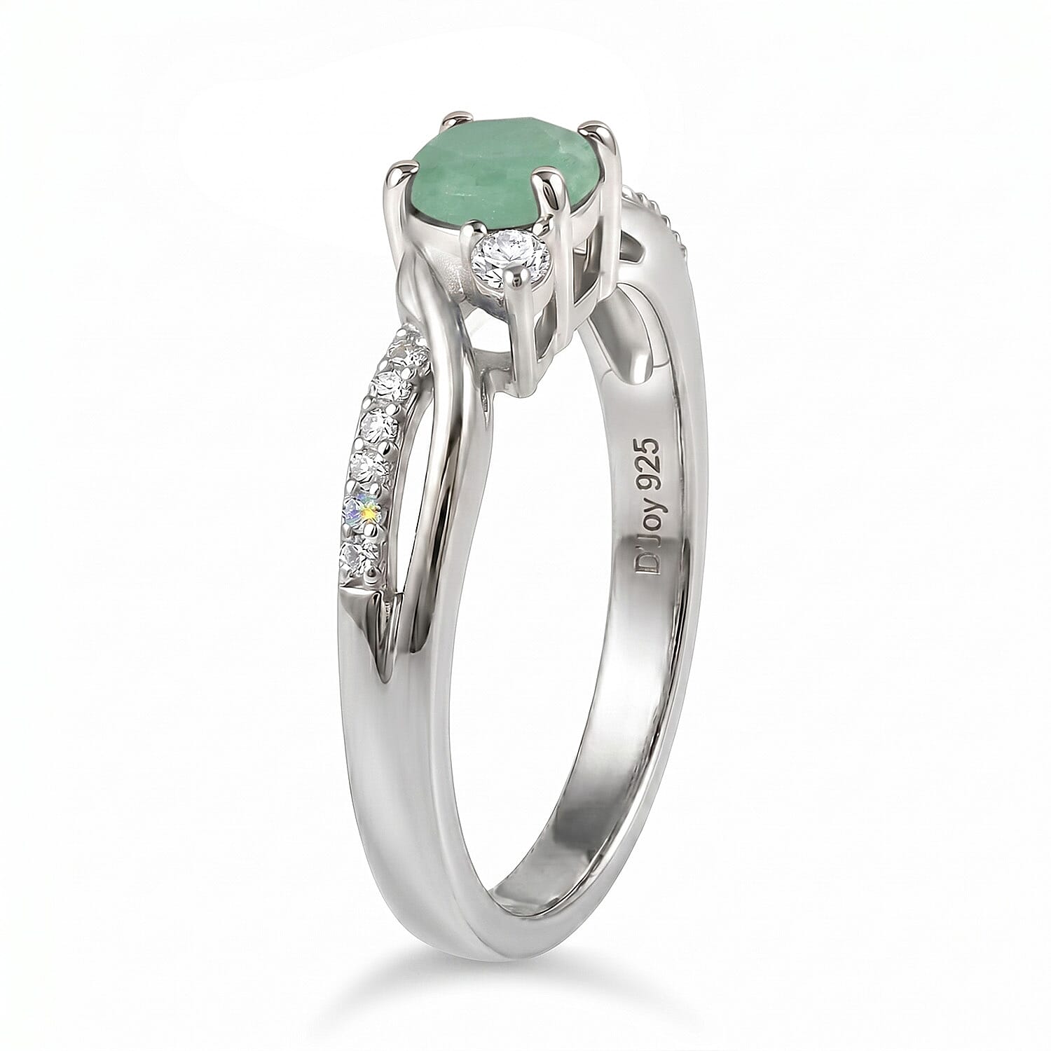 Always You Solitaire Birthstone Ring with 925 Sterling Silver