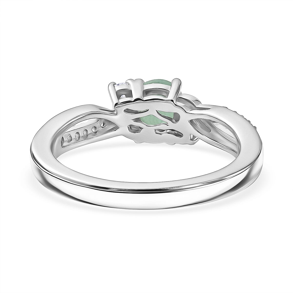 Royal Bali Collection - D'Joy Moissanite Ring in Sterling Silver
