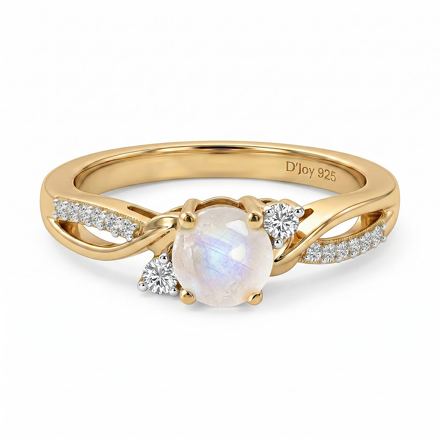 Always You Solitaire Birthstone Ring with 925 Sterling Silver