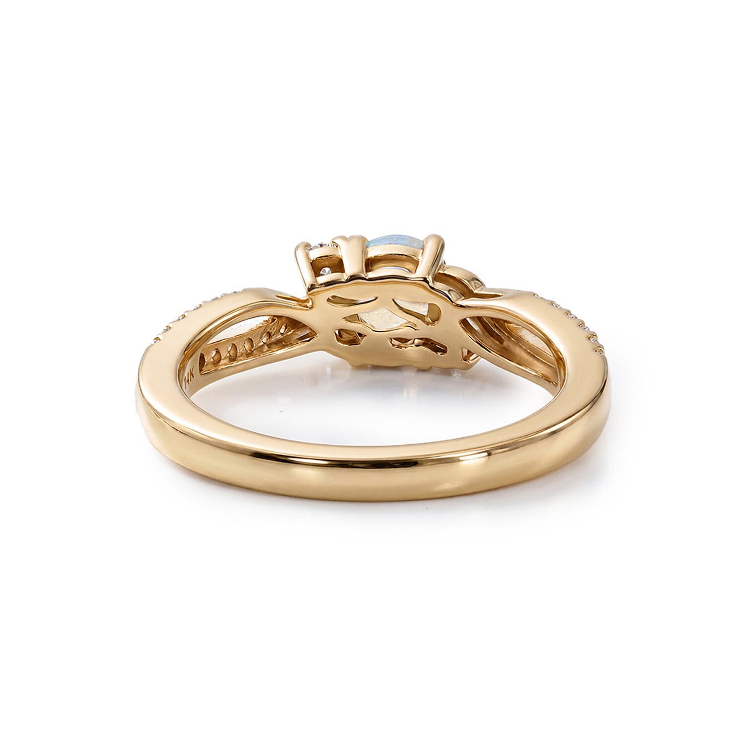 Always You Solitaire Birthstone Ring with 925 Sterling Silver