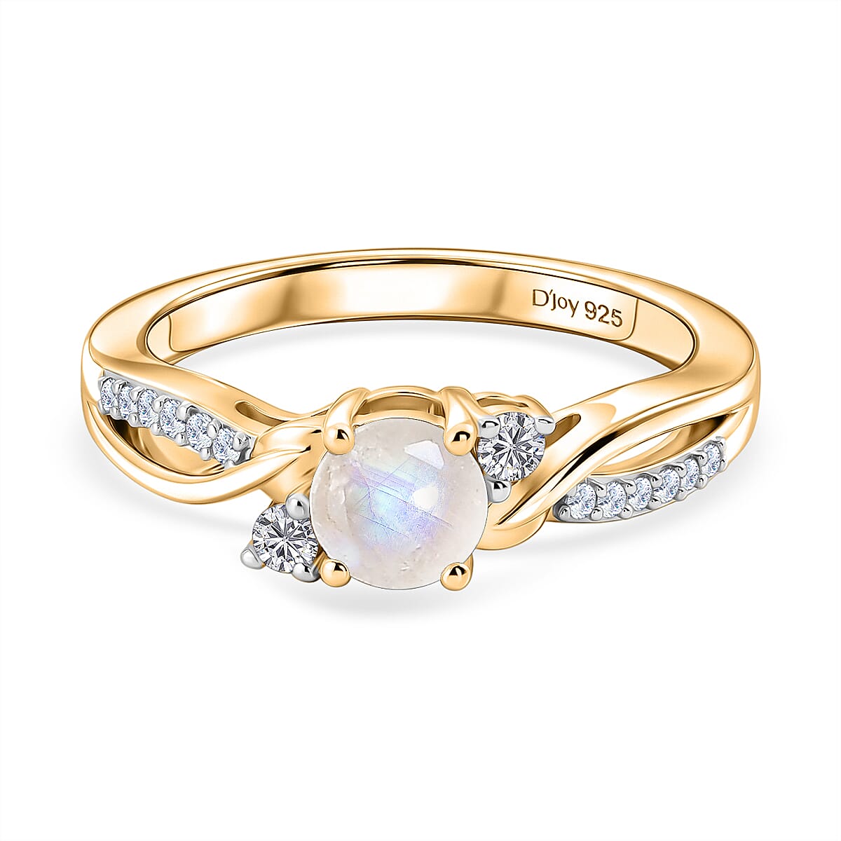 Royal Bali Collection - D'Joy Moissanite Ring in Sterling Silver