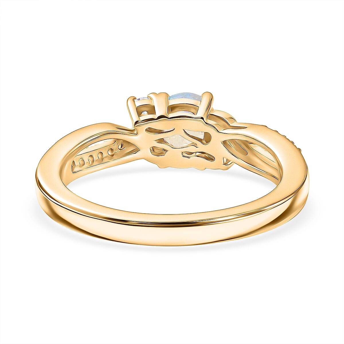 Royal Bali Collection - D'Joy Moissanite Ring in Sterling Silver