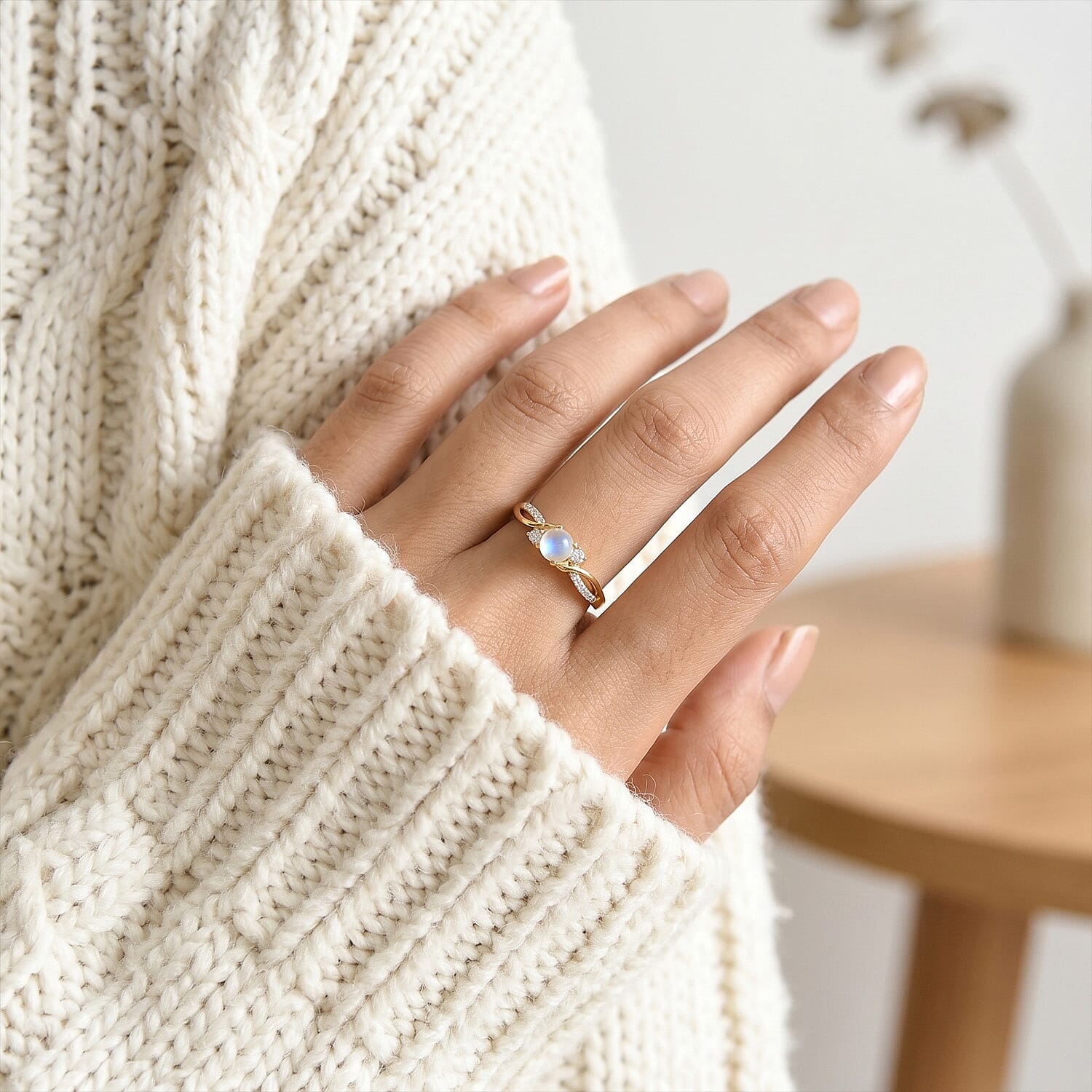 Always You Solitaire Birthstone Ring with 925 Sterling Silver
