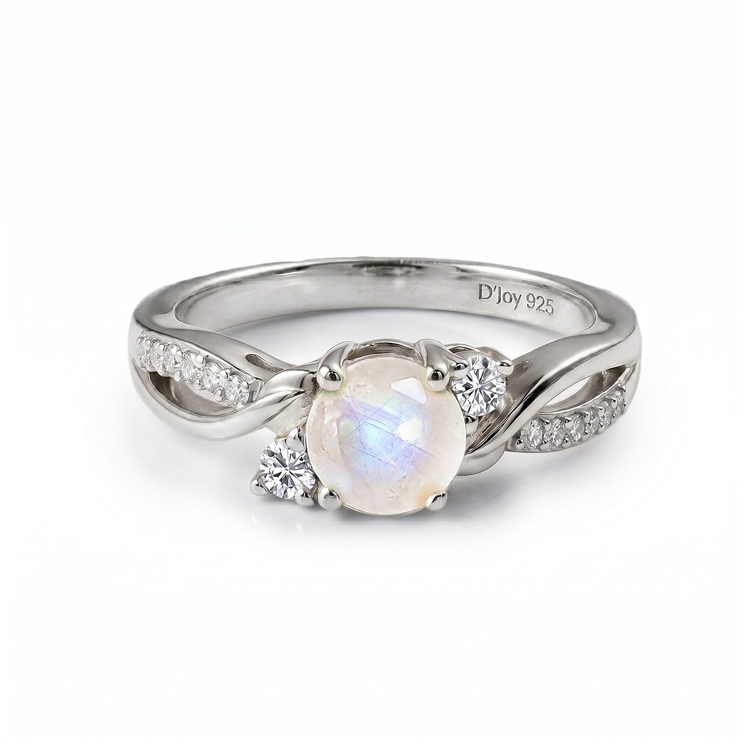 Always You Solitaire Birthstone Ring with 925 Sterling Silver