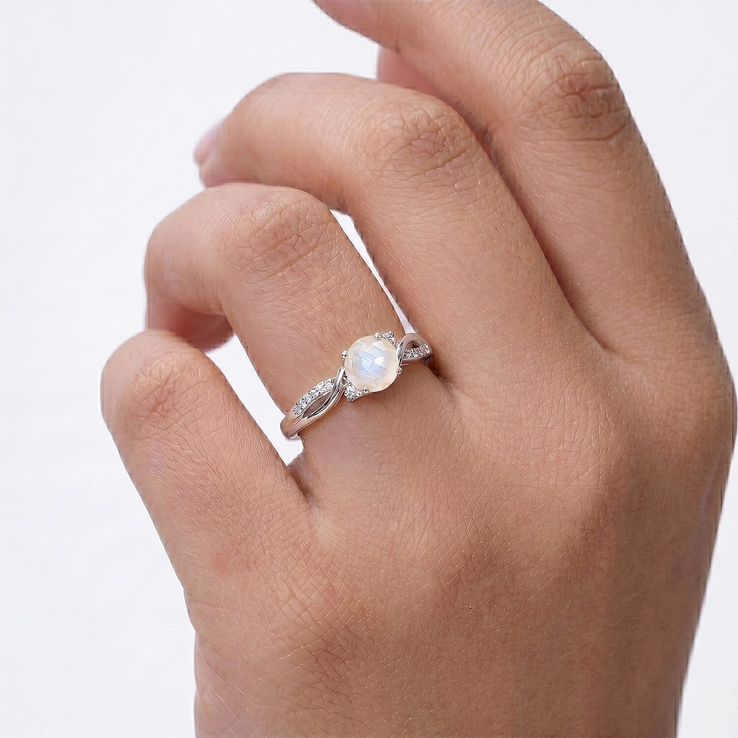Always You Solitaire Birthstone Ring with 925 Sterling Silver