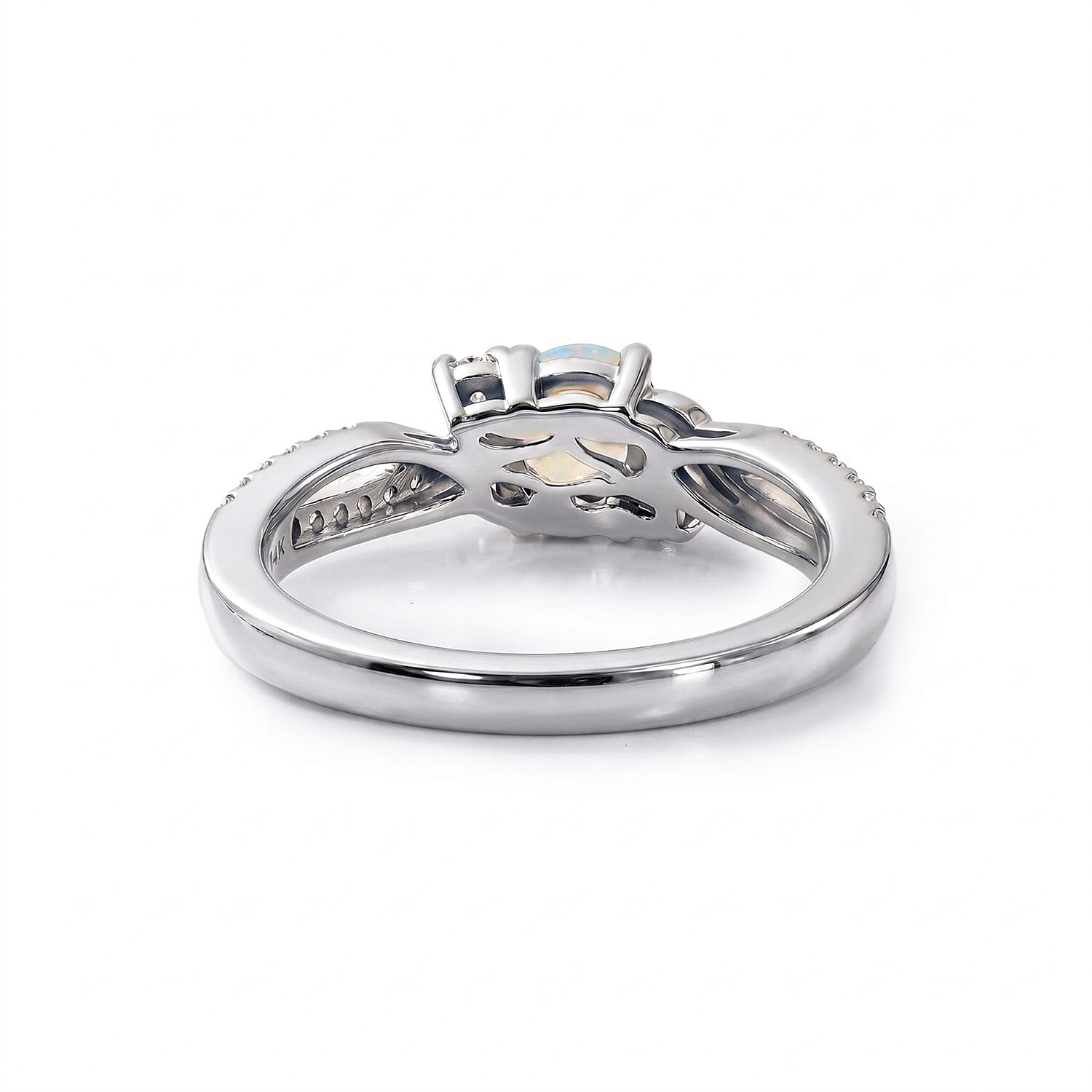 Always You Solitaire Birthstone Ring with 925 Sterling Silver