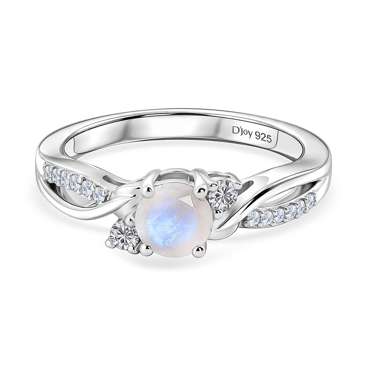 Royal Bali Collection - D'Joy Moissanite Ring in Sterling Silver