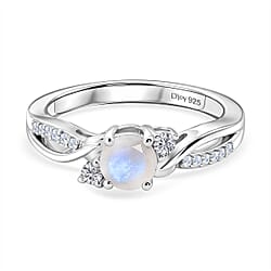 Royal Bali Collection - D'Joy Moissanite Ring in Sterling Silver