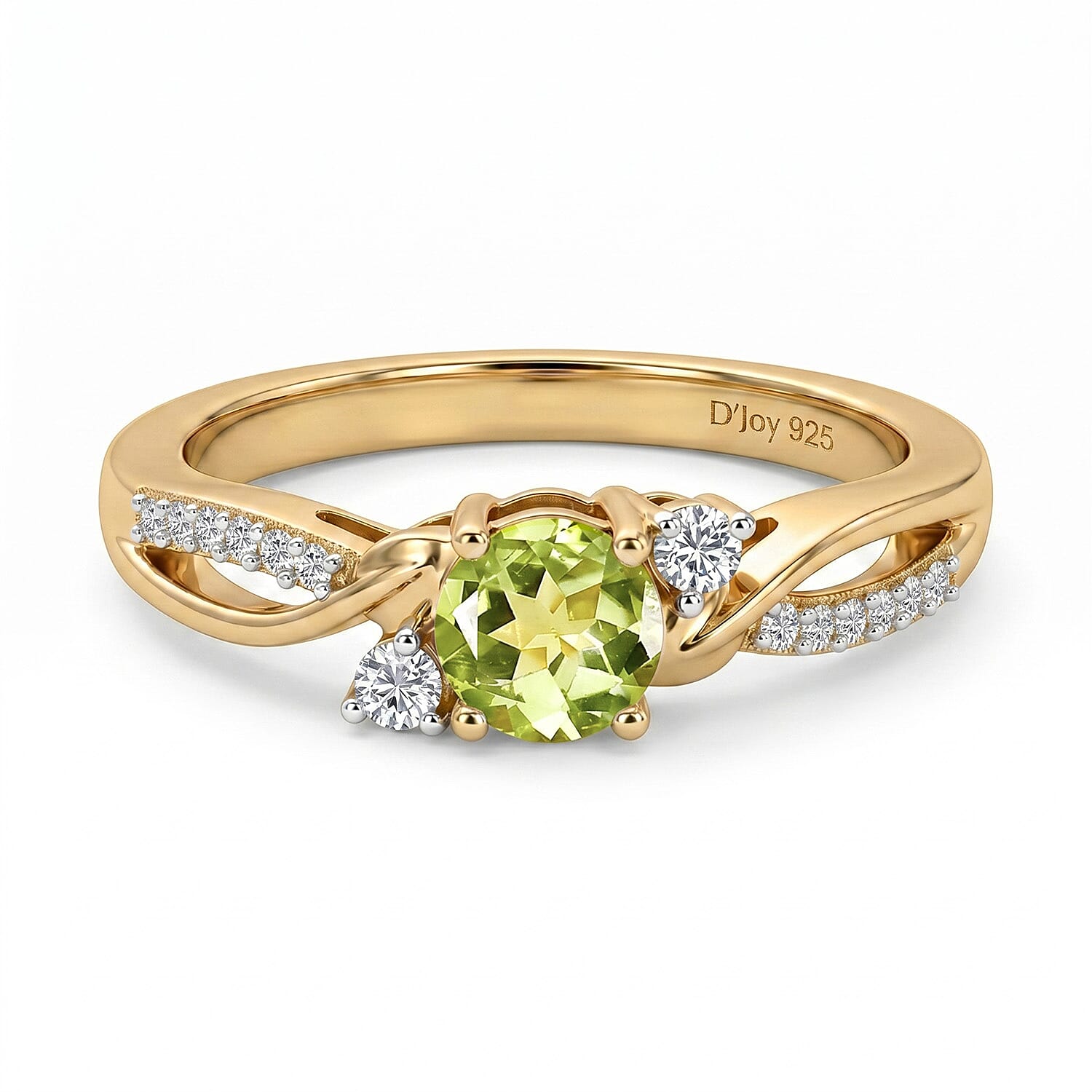 Always You Solitaire Birthstone Ring with 925 Sterling Silver