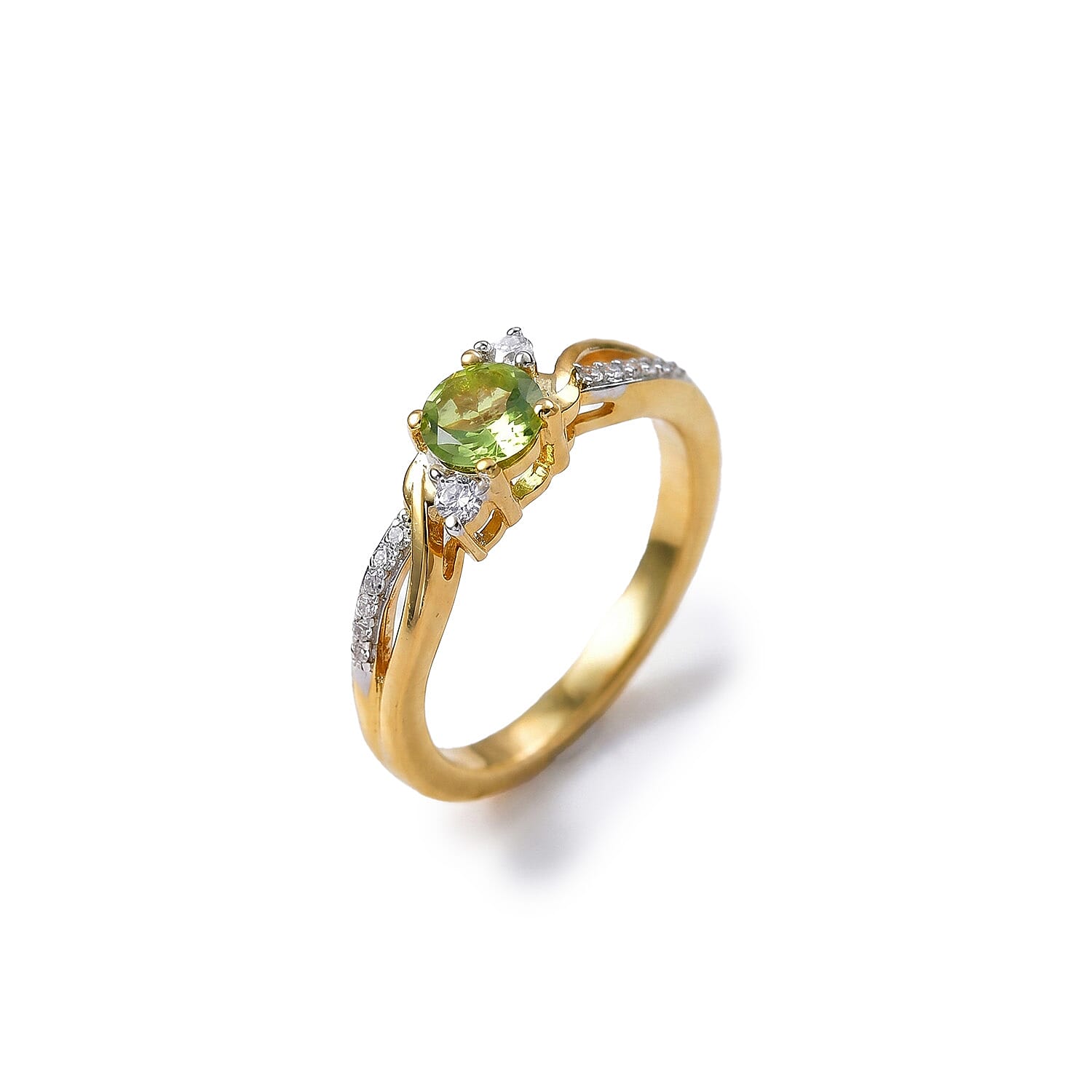 Always You Solitaire Birthstone Ring with 925 Sterling Silver