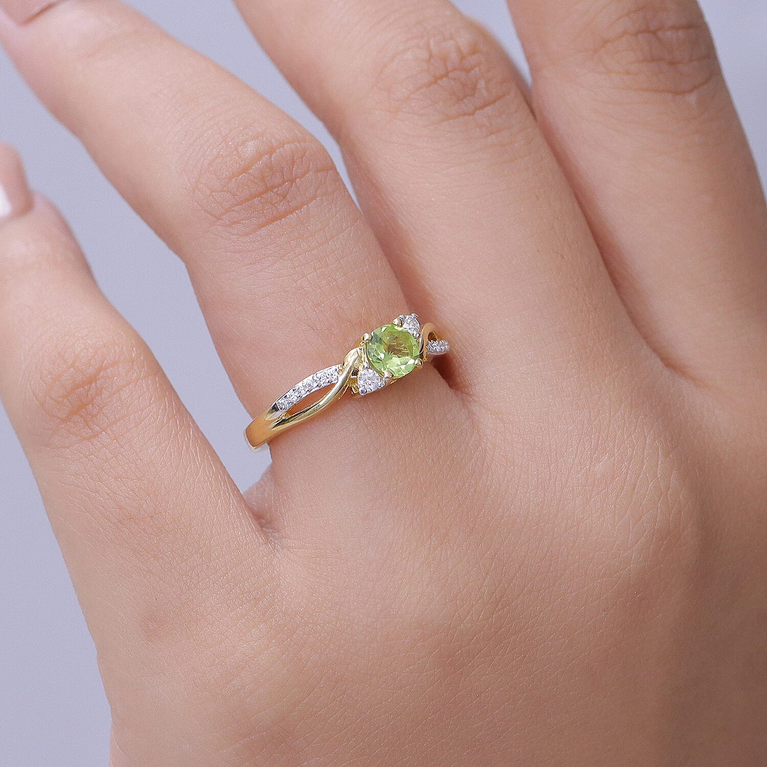 Royal Bali Collection - D'Joy Moissanite Ring in Sterling Silver