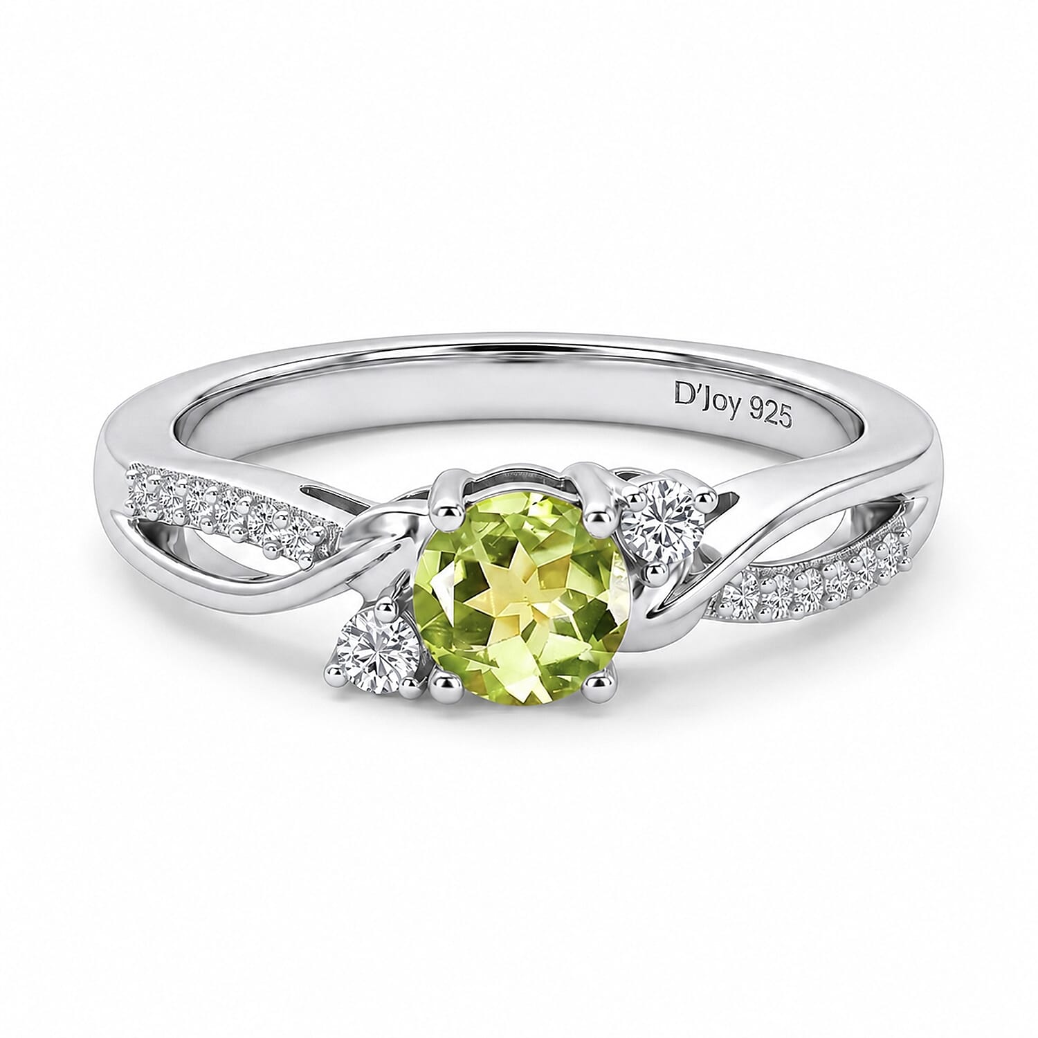 Always You Solitaire Birthstone Ring with 925 Sterling Silver